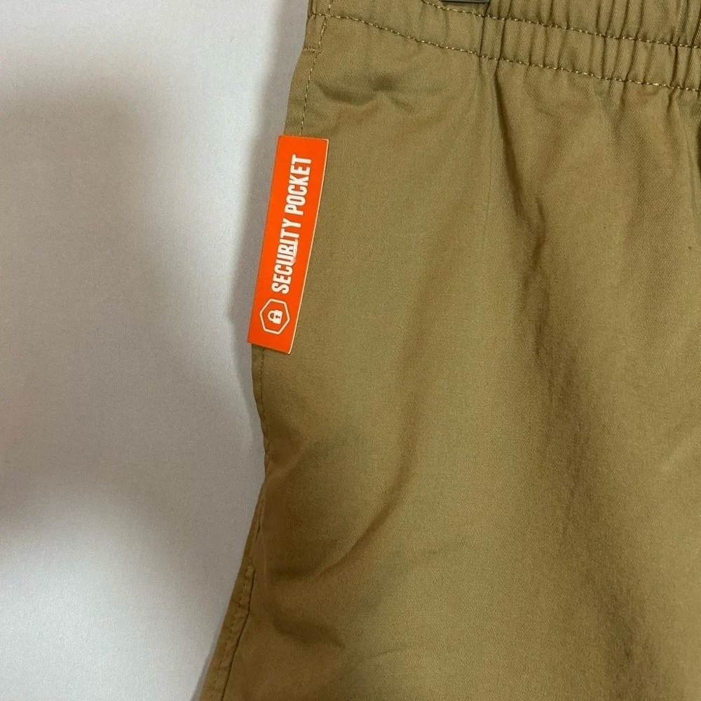 Dockers Men’s Tan Flat Front Shorts Classic Style Large NWT