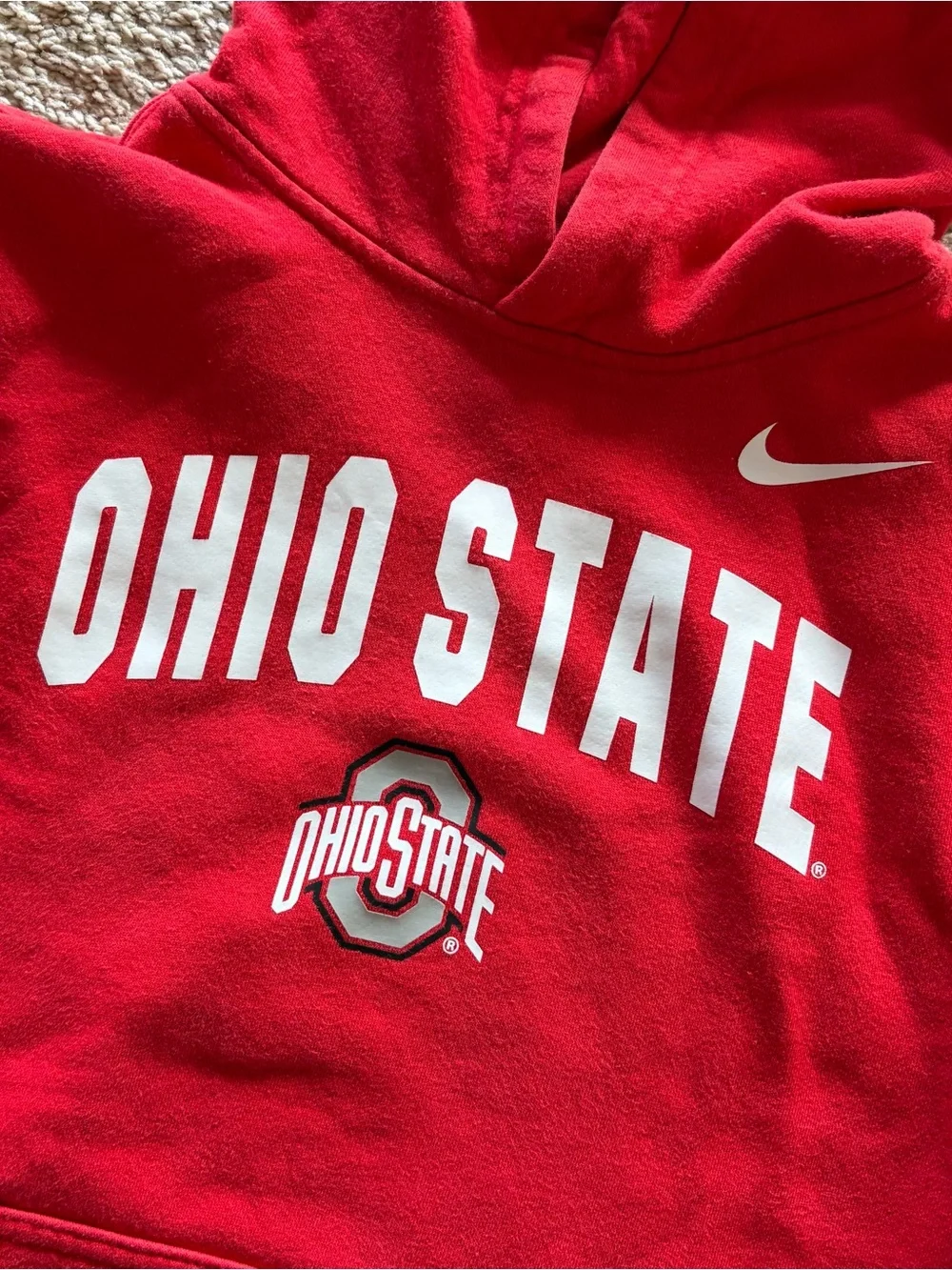 Nike Ohio State Boys M Hooded Fleece Pullover