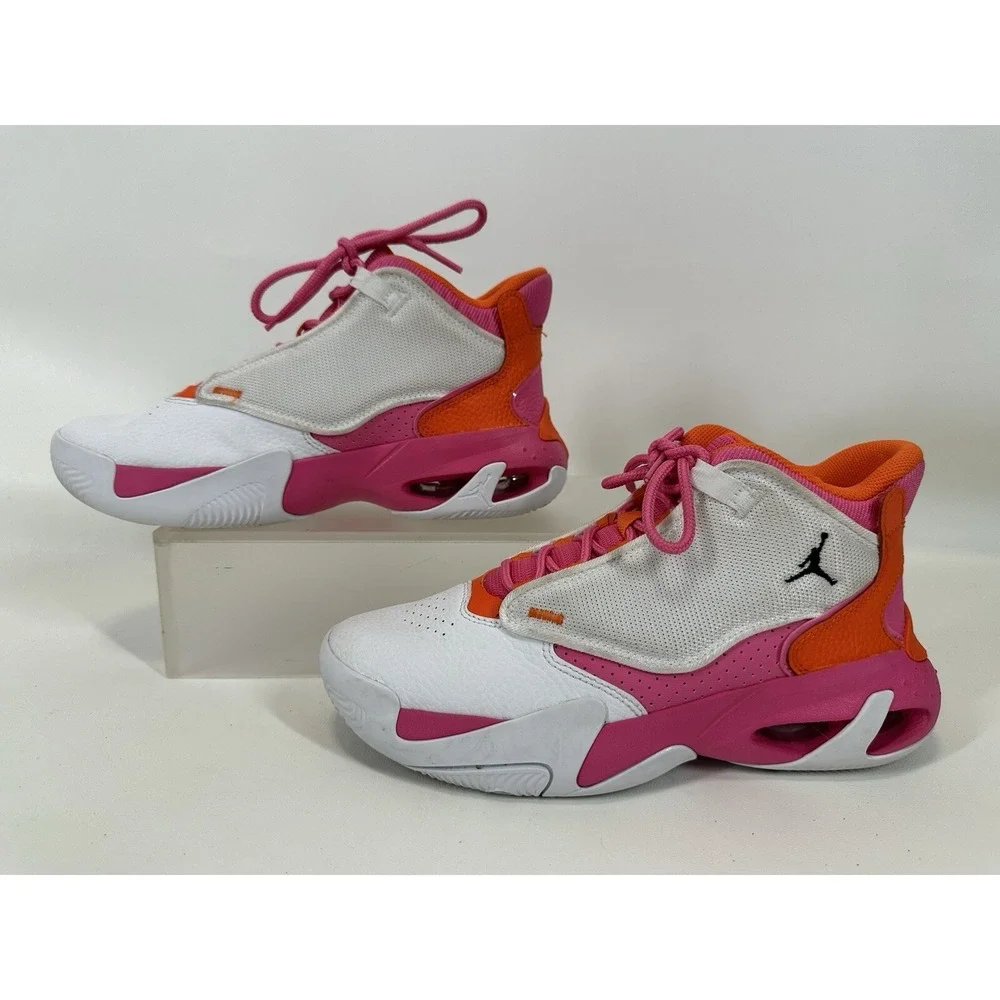 Nike Air Jordan Max Aura 4 GS Girls Size 4.5Y Athletic Shoes Sneakers DV0490-168