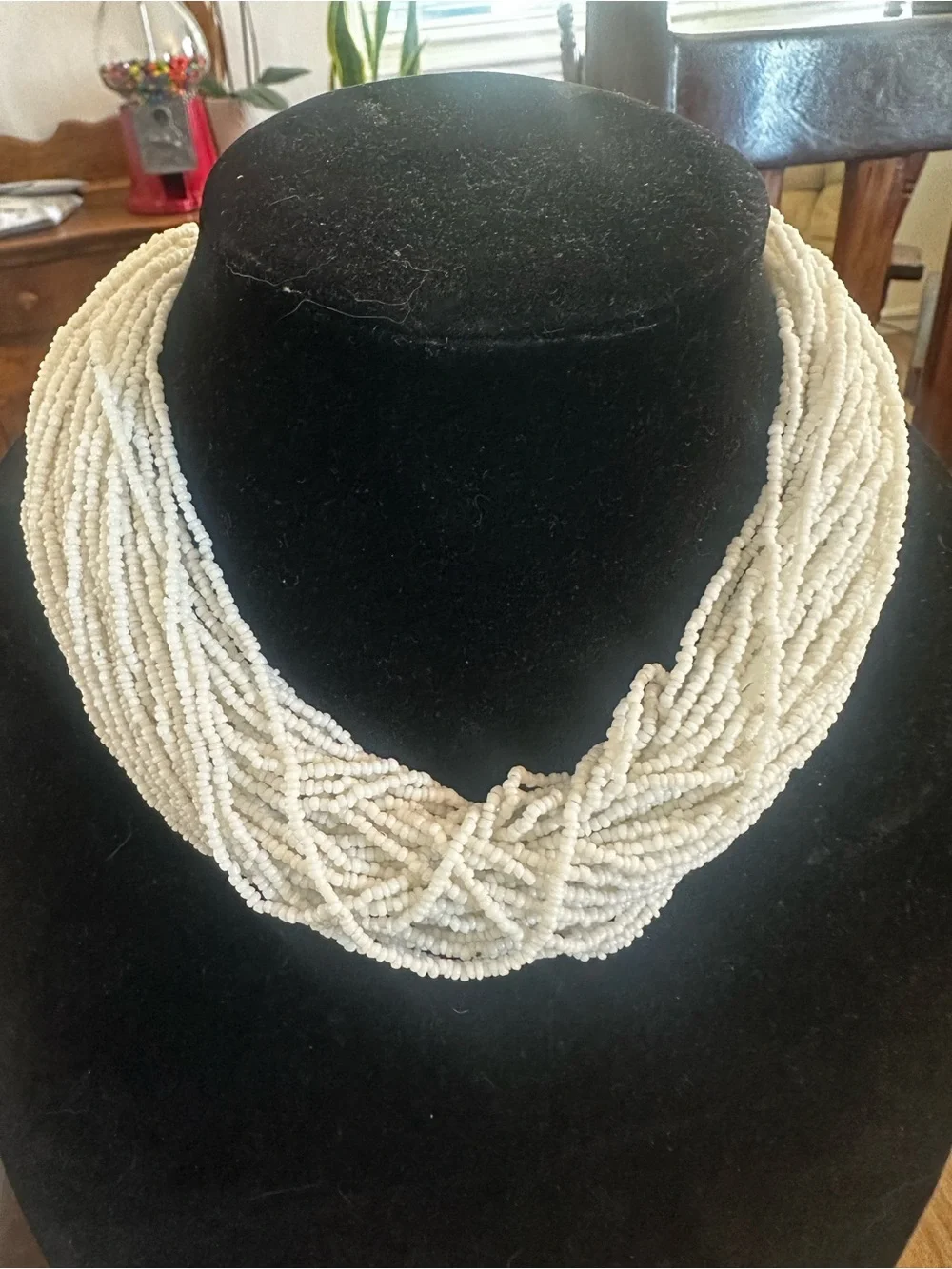 Boho Chic MultiStrand Seed Bead Necklace