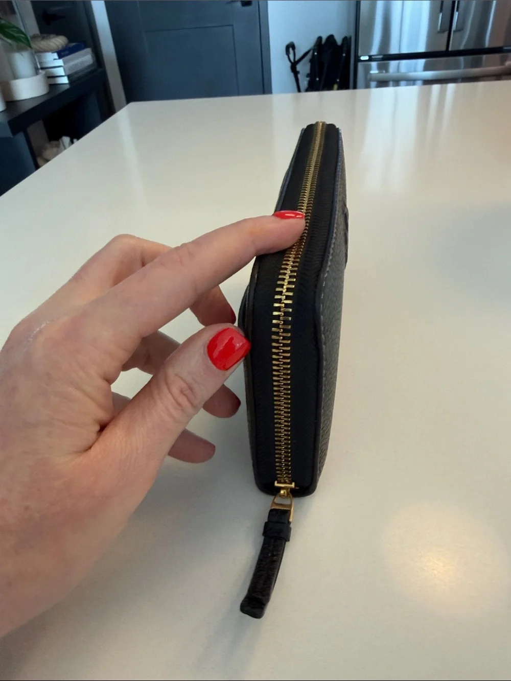 Tory Burch pebbled leather