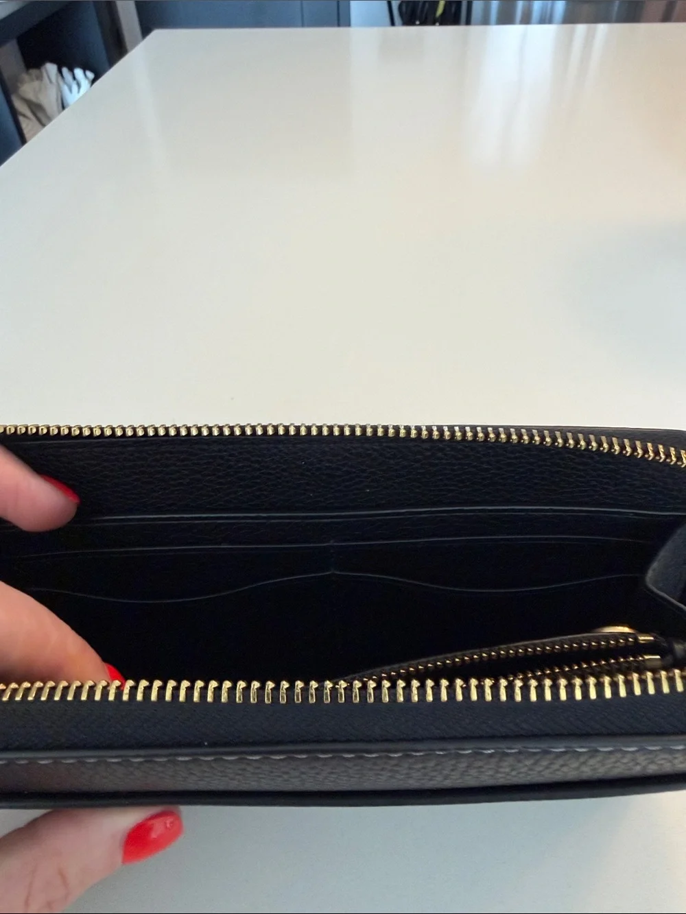 Tory Burch pebbled leather