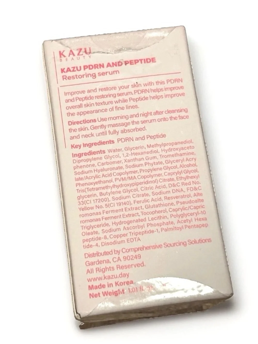 PDRN & Peptide Restoring Serum - Pink