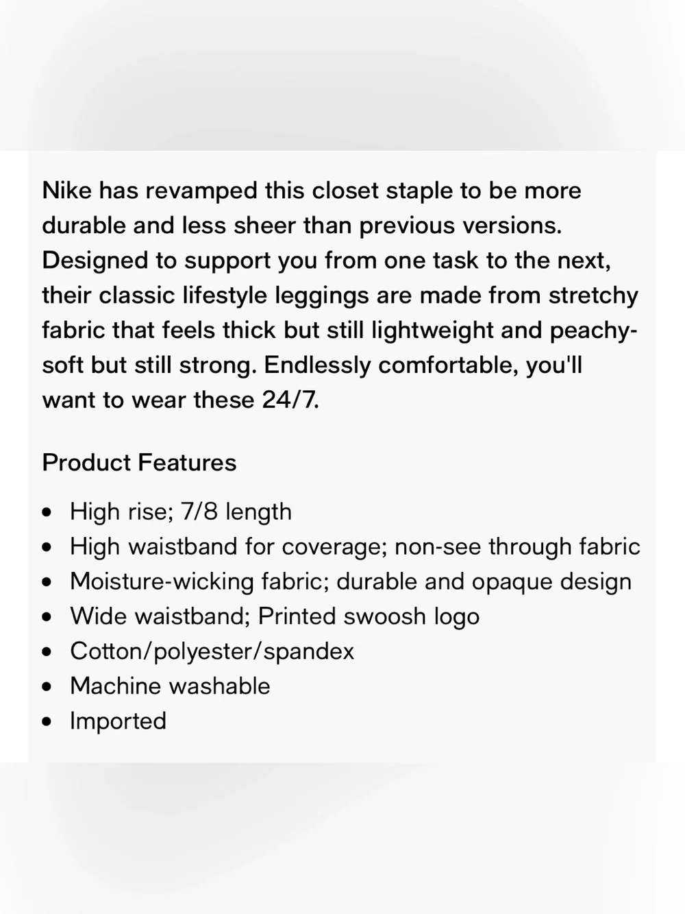 Nike size xl