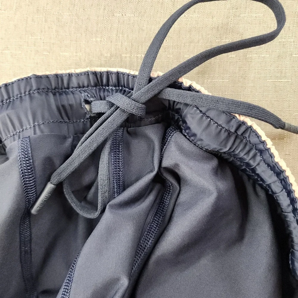 Rhone Mako Shorts Mens XL Pink Navy Blue Lined Athletic Gym Training 7