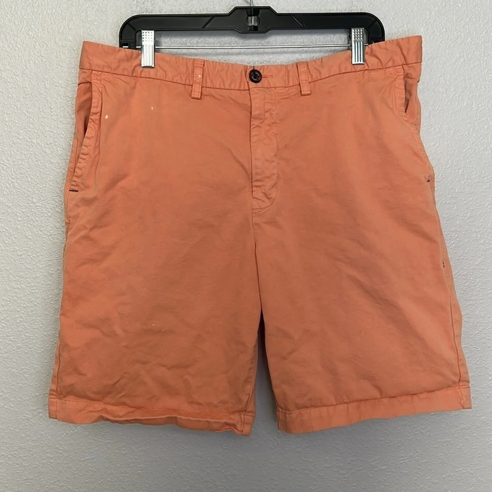 Tommy Bahama Cotton Blend Shorts Orange Size 38