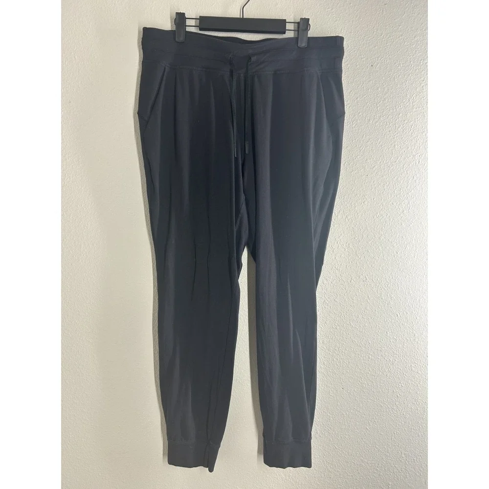 Lululemon Women's Ready to Rulu High Rise Jogger Ultra Soft Black Sweatpants 12