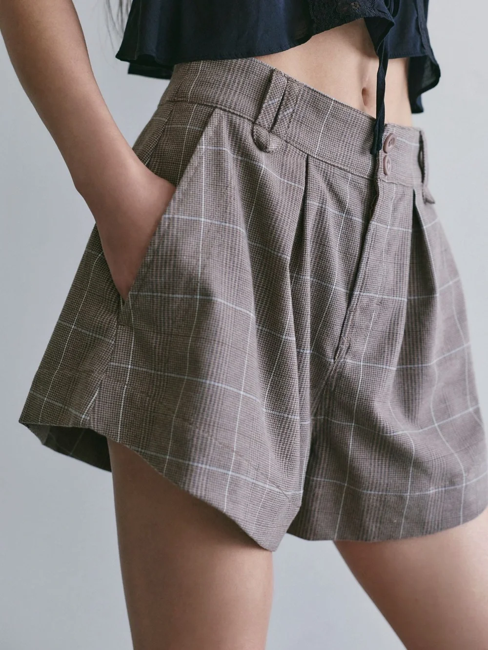 NWT Free People We The Free Marina Menswear Trouser Shorts Size 2