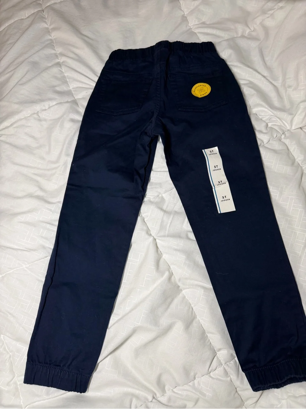 Cat & Jack Kids Joggers and Denim-Style Pants in Navy and Light Blue