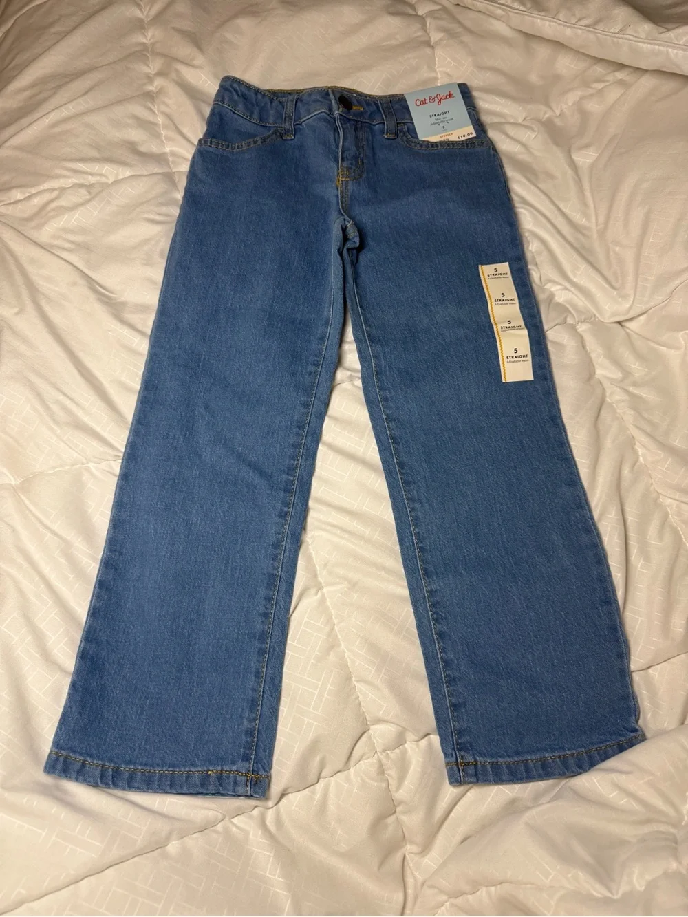 Cat & Jack Kids Joggers and Denim-Style Pants in Navy and Light Blue