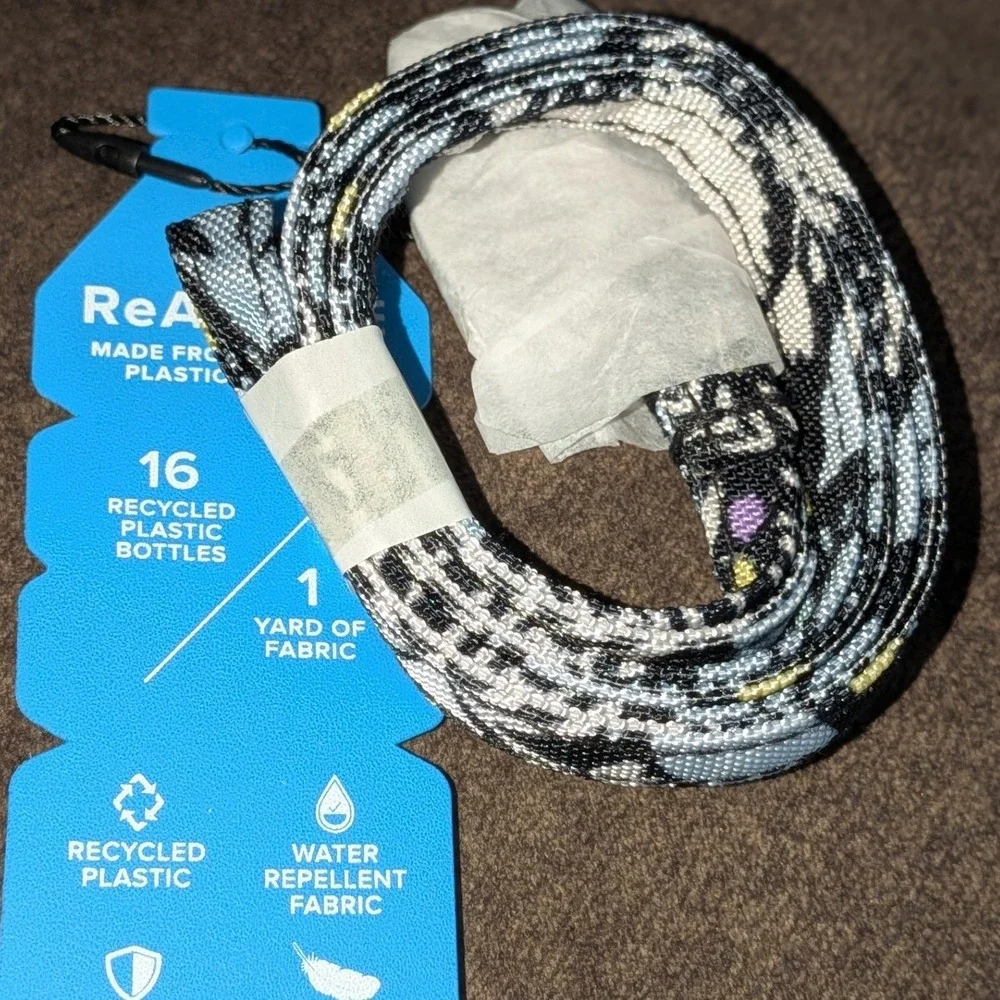Vera Bradley ReActive Lanyard Plaza Medallion Blue Black 26692-X76 NWT