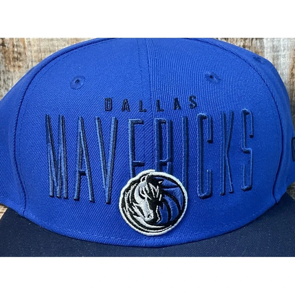 New Era 59fifty Dallas Mavericks Blue/Black SnapBack Hat Cap NBA Basketball