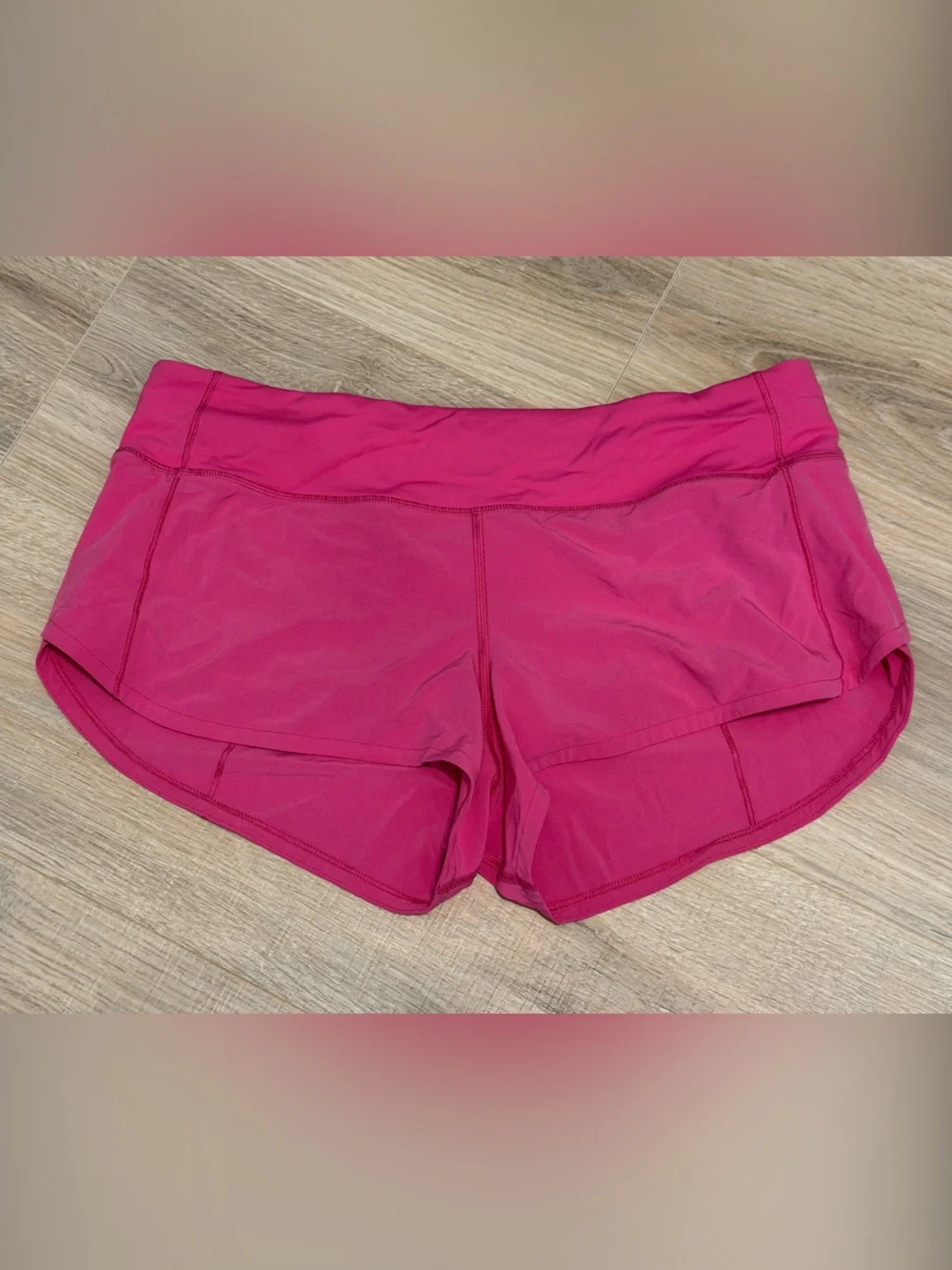 lululemon athletica Hot Pink Running Shorts