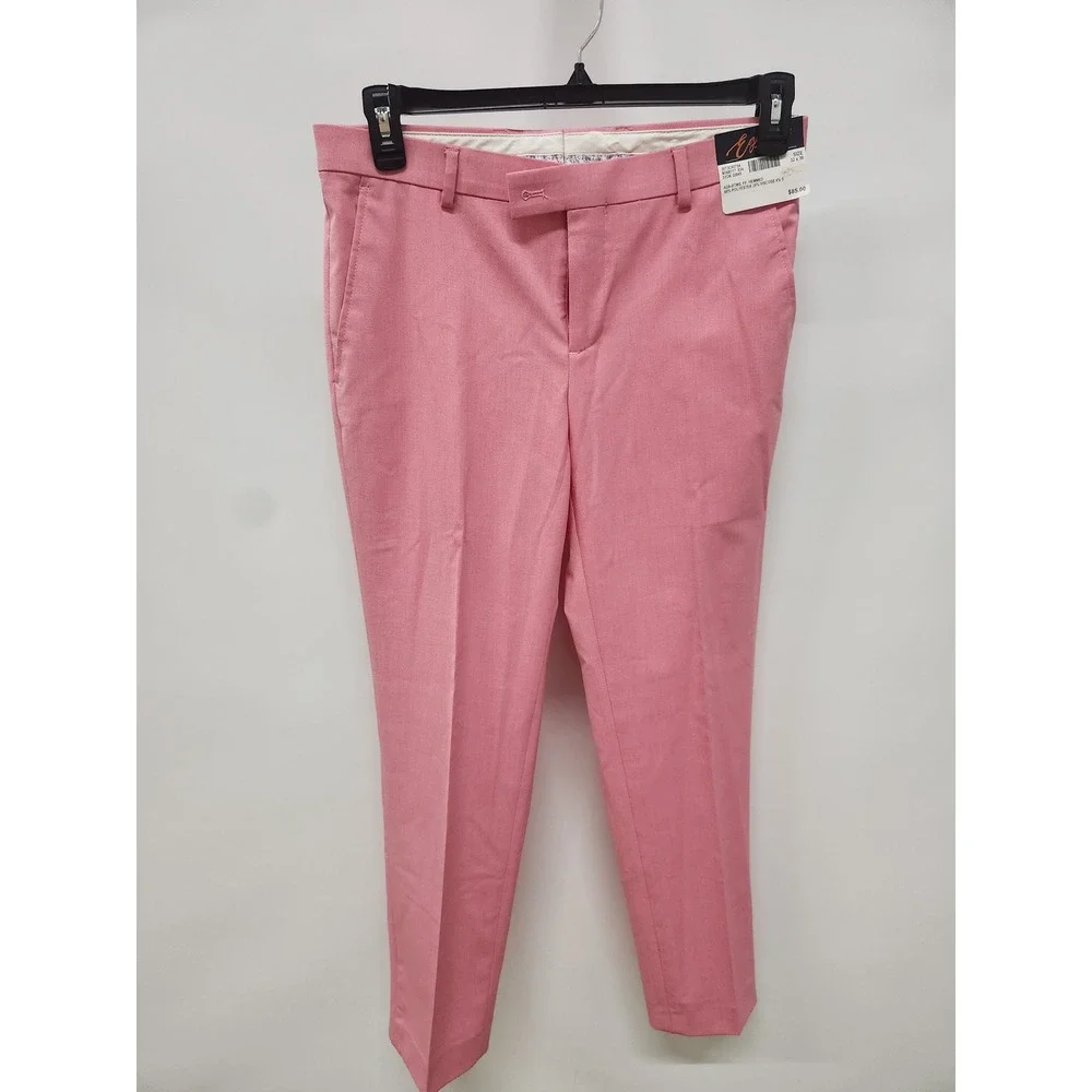 NWT Egara Mens Pink Skinny Fit 2 Piece Suit