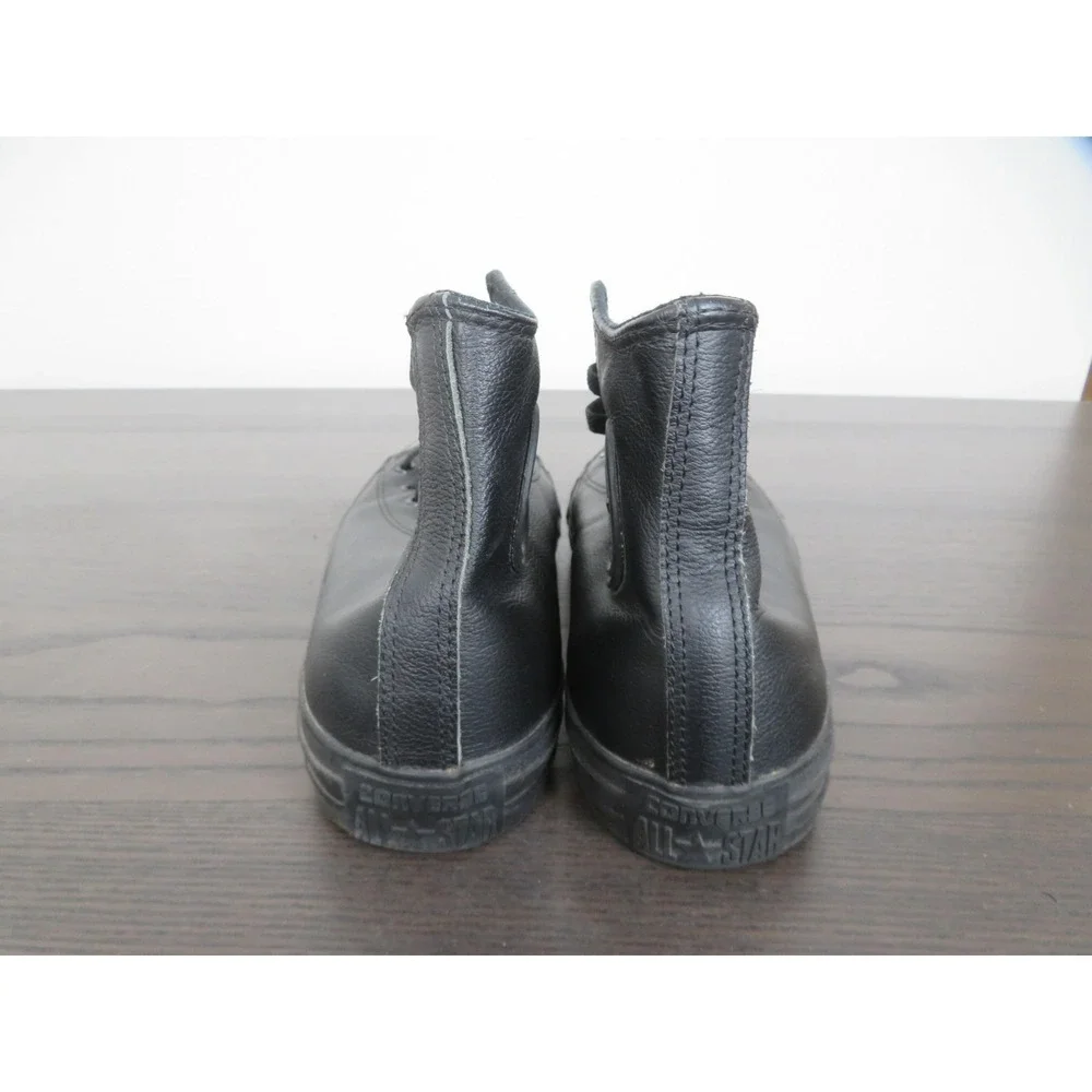 Converse Chuck Taylor All Star Shoes Mens 11 Black Leather High Sneakers 1T405