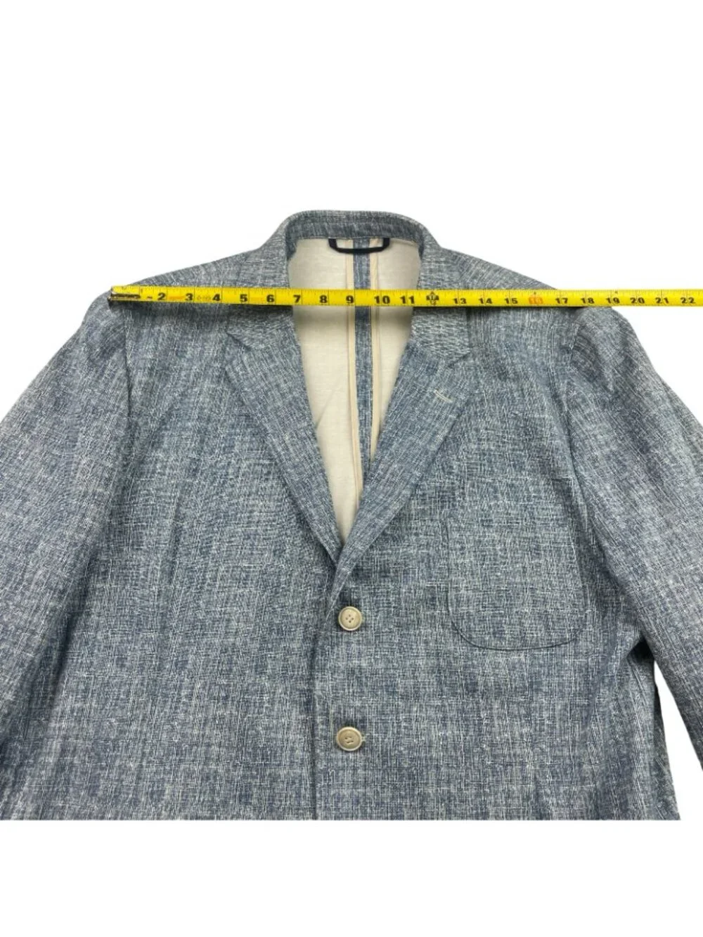 Circle Of Gentlemen Men’s Performance Stretch Travel Blazer Blue • 48S US--58 EU