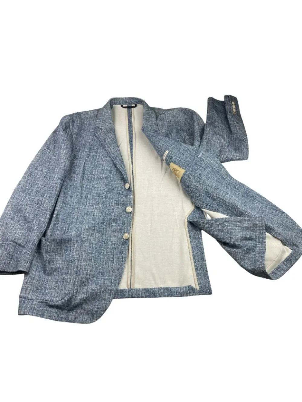 Circle Of Gentlemen Men’s Performance Stretch Travel Blazer Blue • 48S US--58 EU