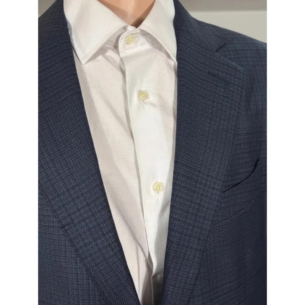 Tom Ford Houndstooth Blue O'Connor 52IT 42R US Sport Jacket Blazer