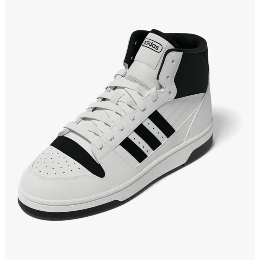 Womens 9.5 ADIDAS Break start Mid basketball shoes.  white/black/cloud white