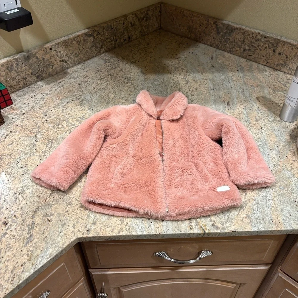 7 For all mankind Cozy Pink Kids Jacket. It's a size 18 months