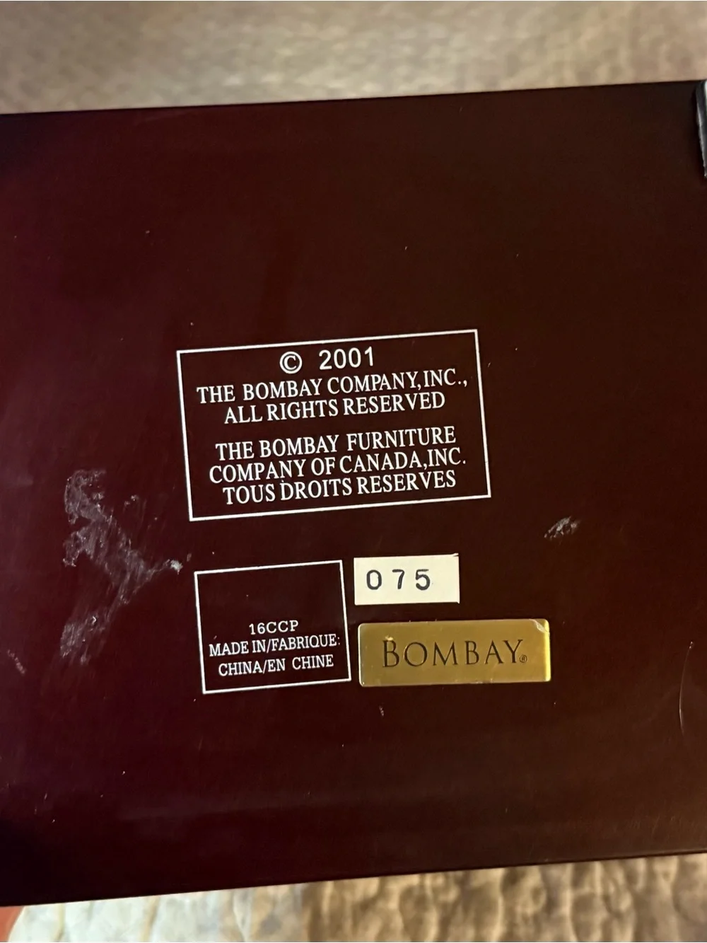 Bombay beautiful vintage