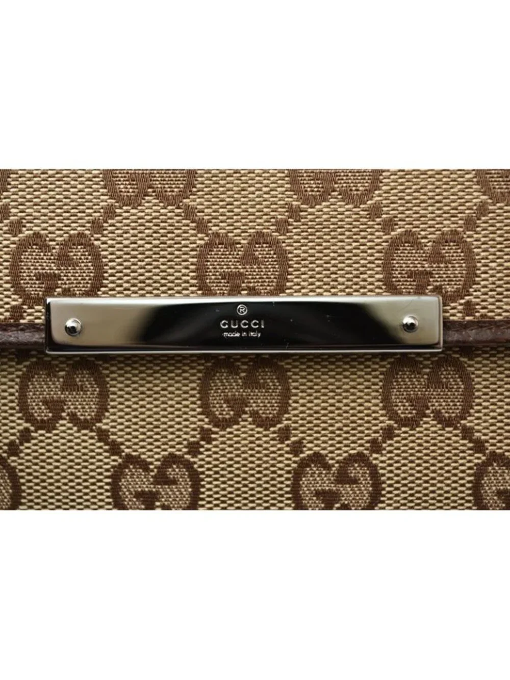 Gucci Wallet GG Canvas Brown Beige