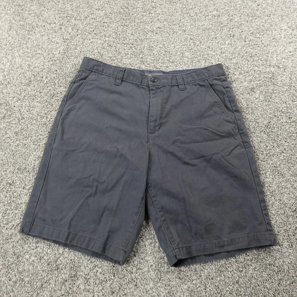 Eddie‎ Bauer Shorts Mens 34 Gray Chino Hiking Outdoor Flat Front Trail Camp Trek