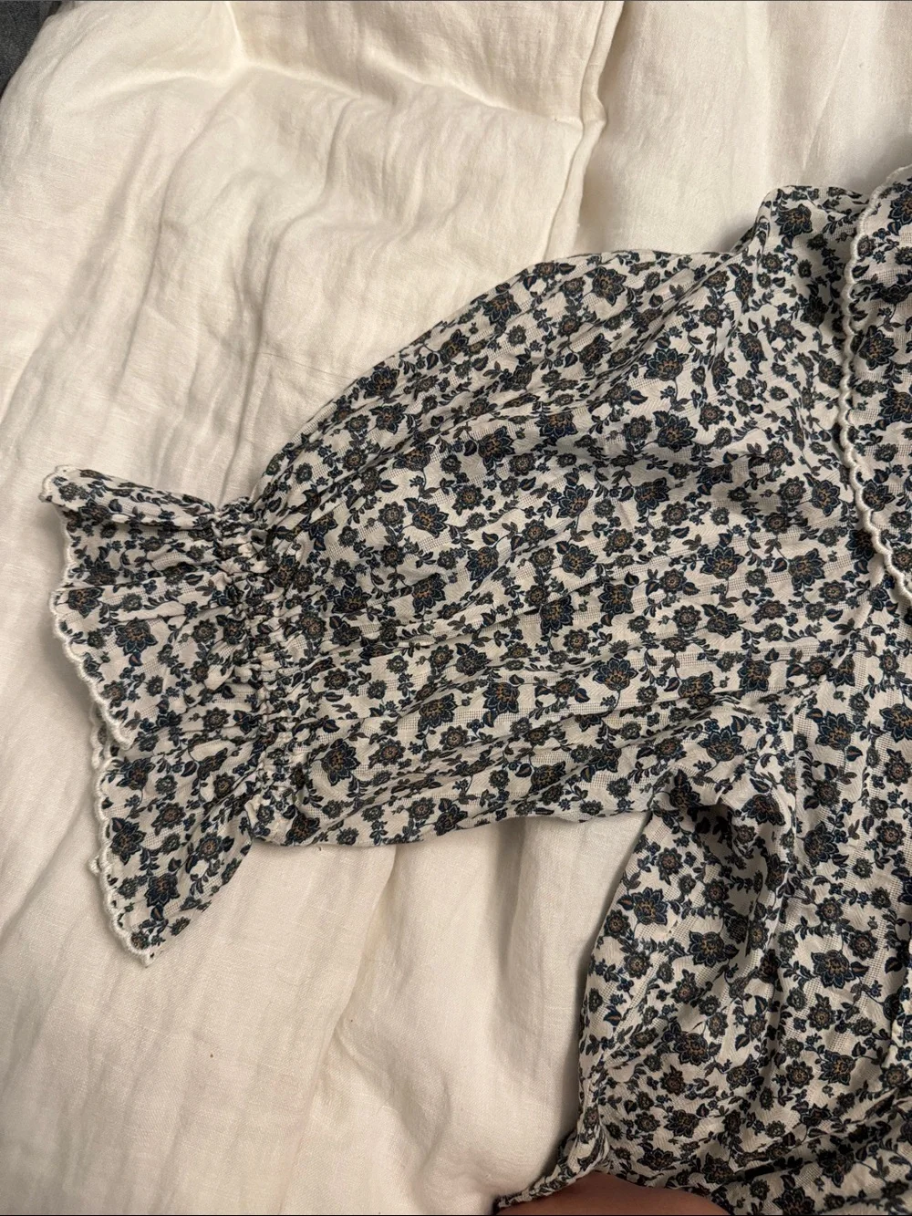 Madewell ruffle add