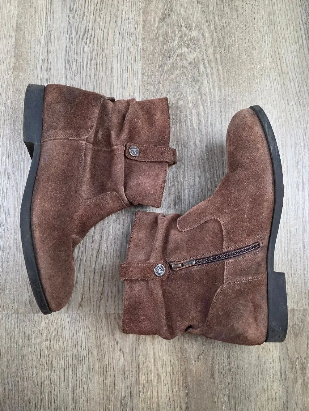 Birkenstock Sarina Suede Leather Ankle Boots Size 9