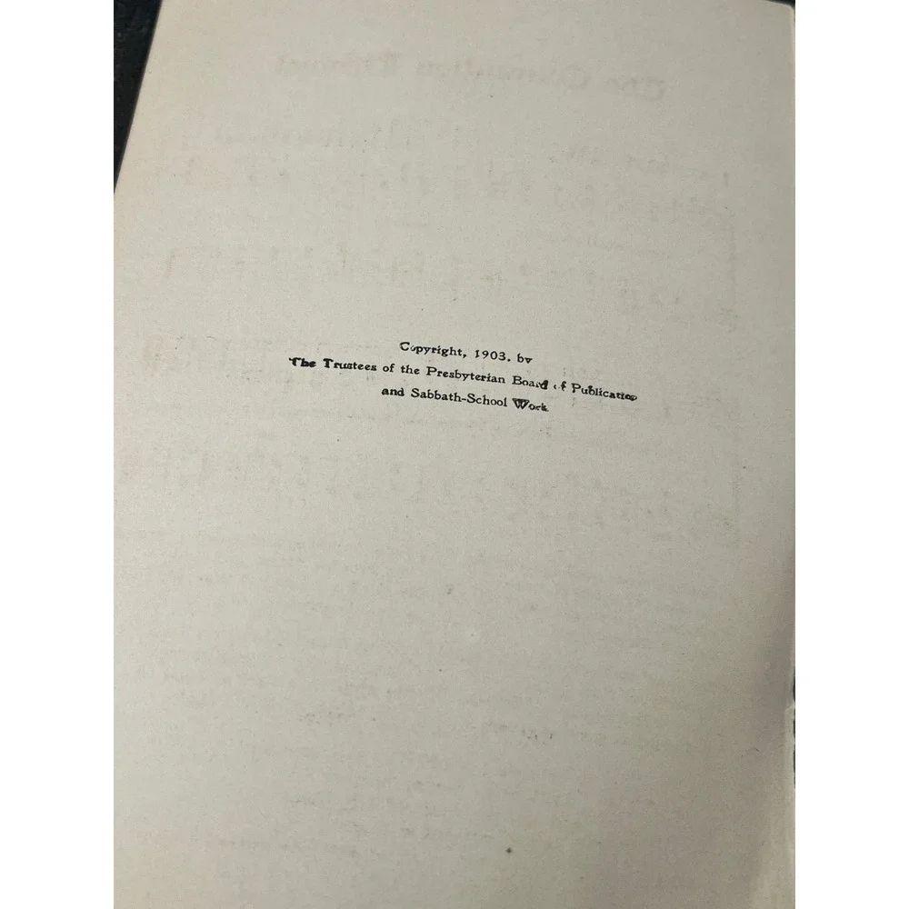 The Westminster Press antique edition