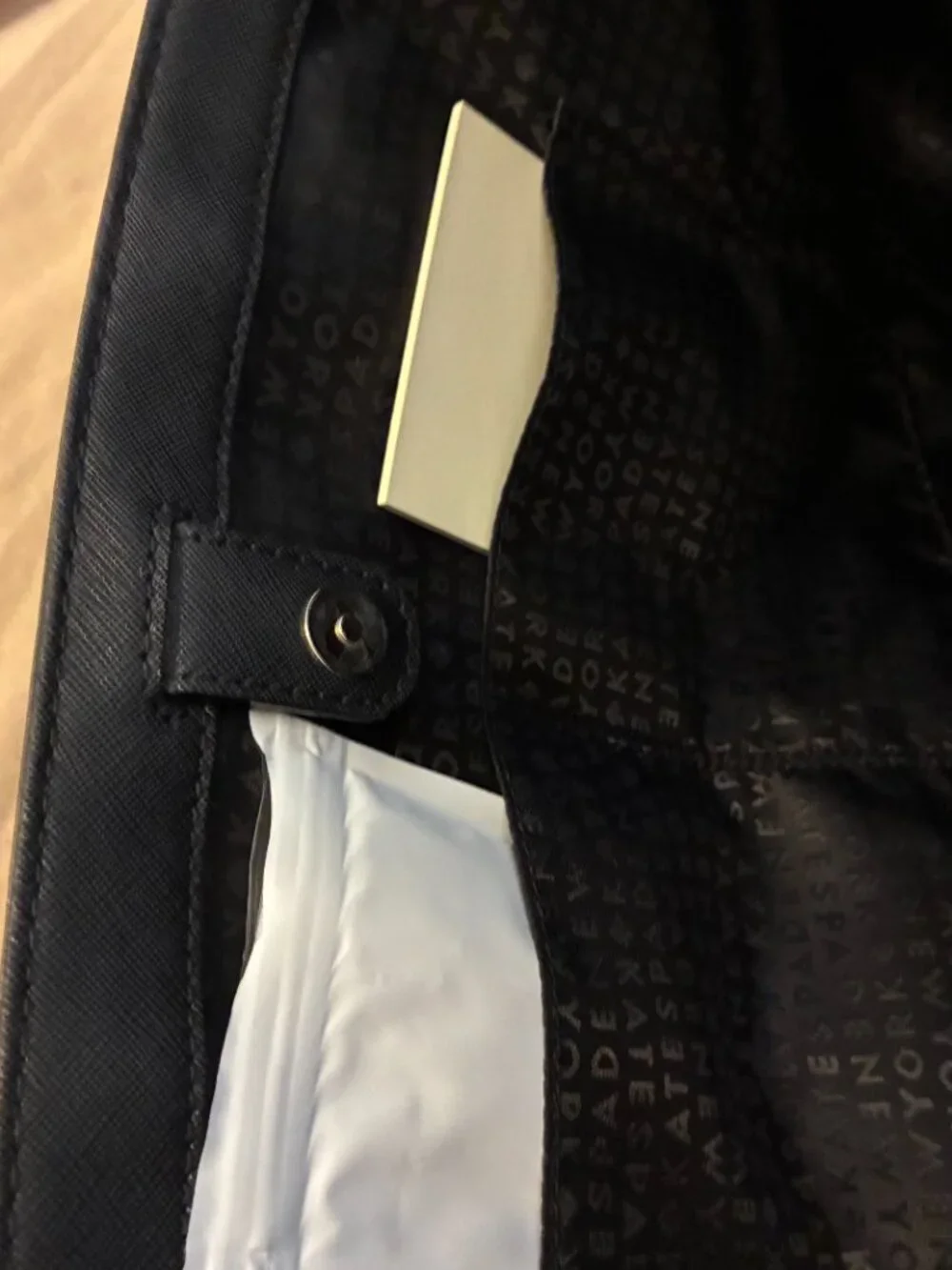 Kate Spade Tote-Black Leather