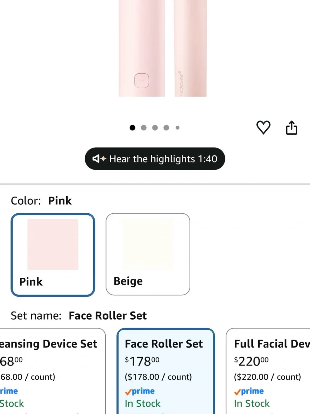 Medicube pink dual