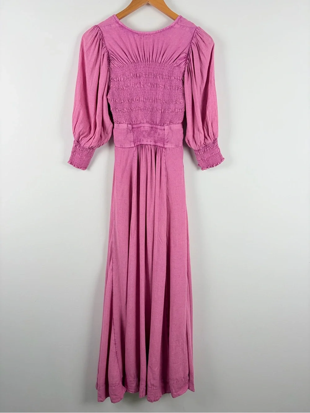 Free People smocked cut tie
