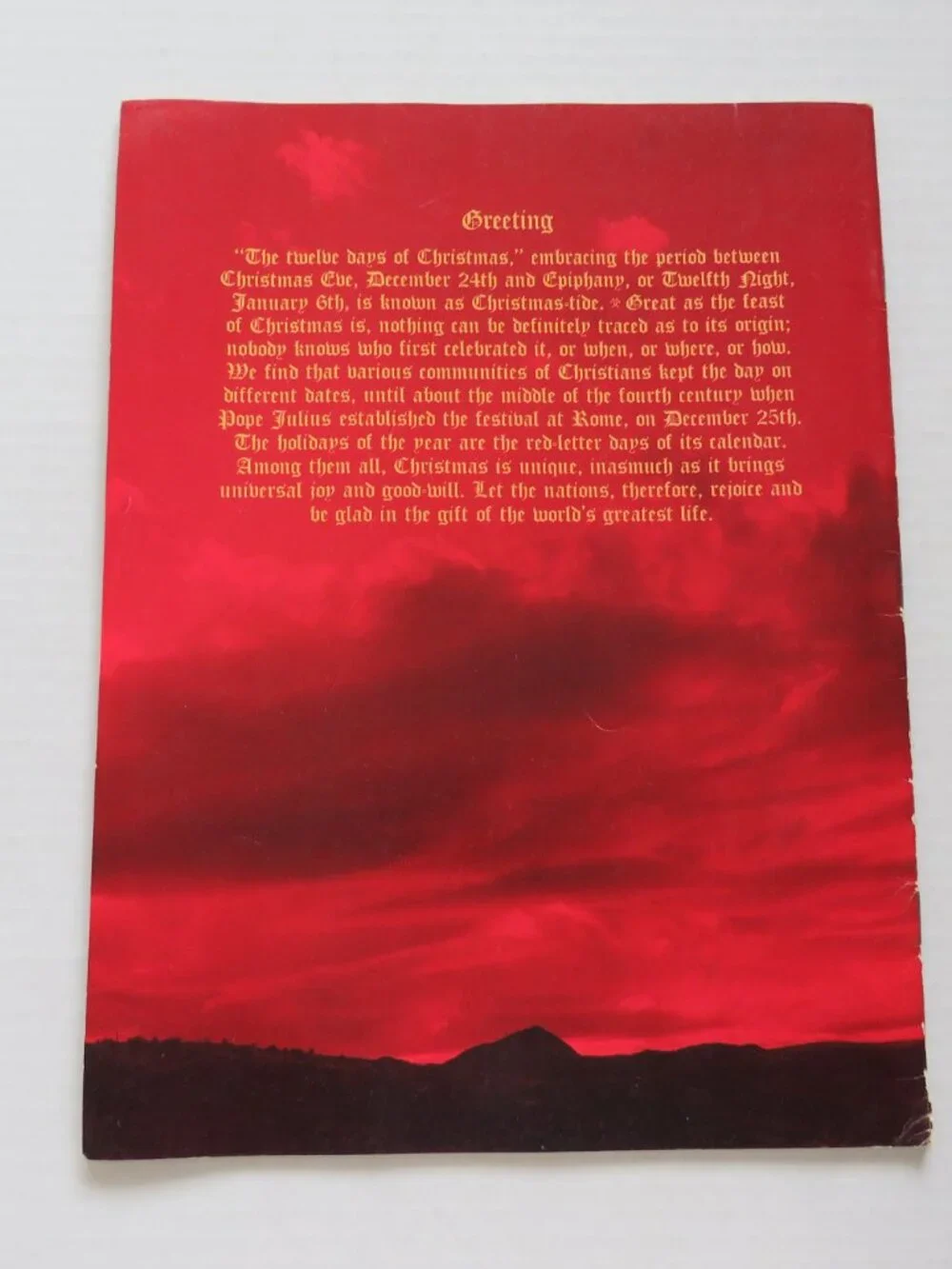 Arizona Highways Vintage Magazines Season’s Greetings 7 issues 1973-1983