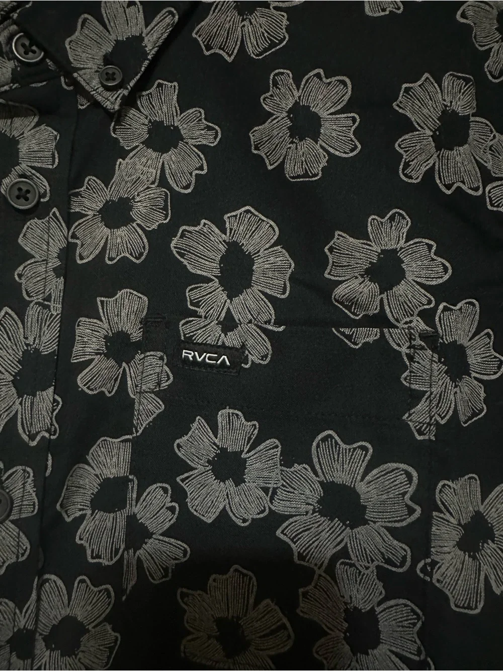RCVA Boys Button S/S Shirt L