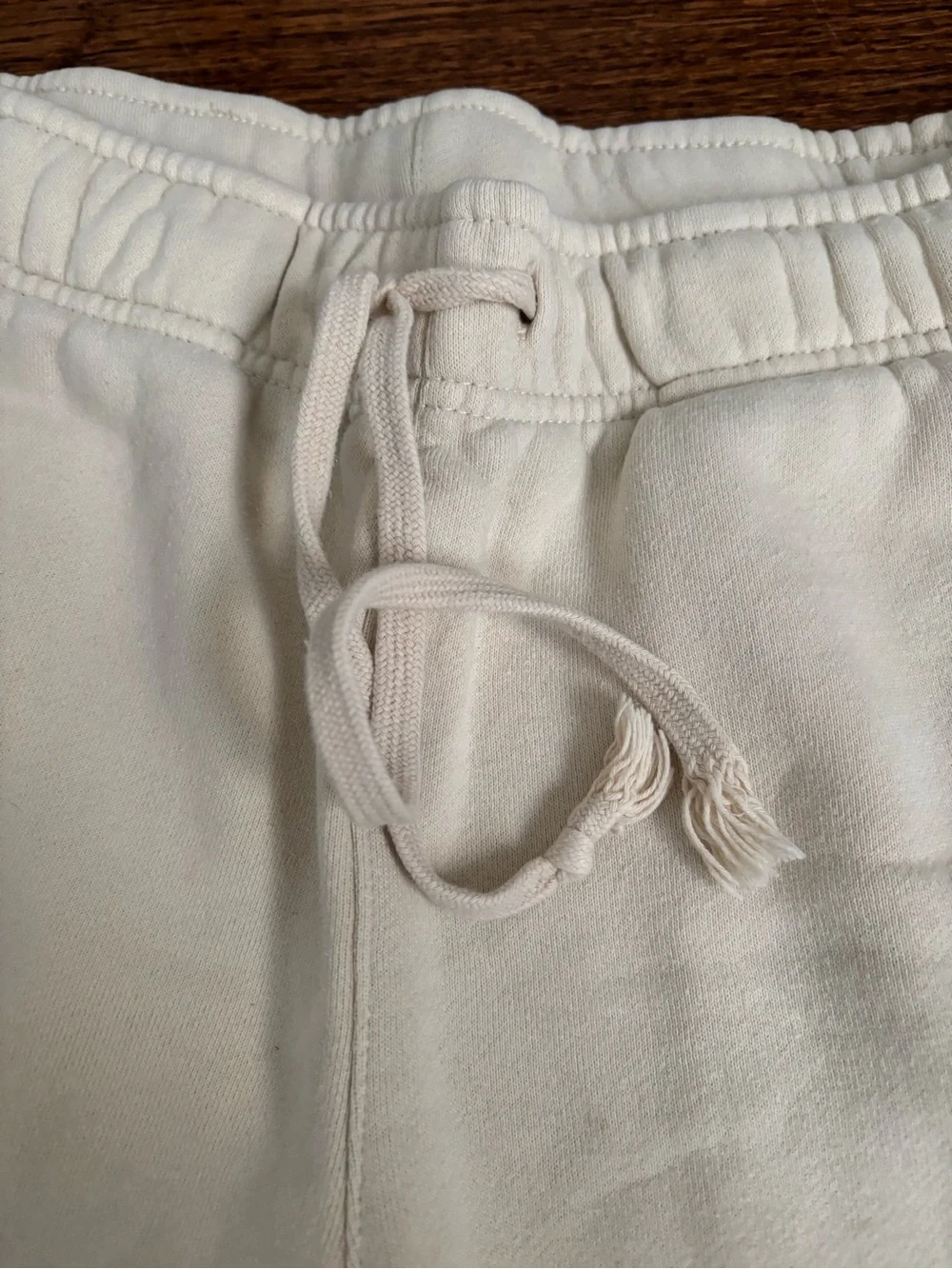 Playboy Men’s Cream Lounge Shorts with Red Bunny and Silhouette Size Small