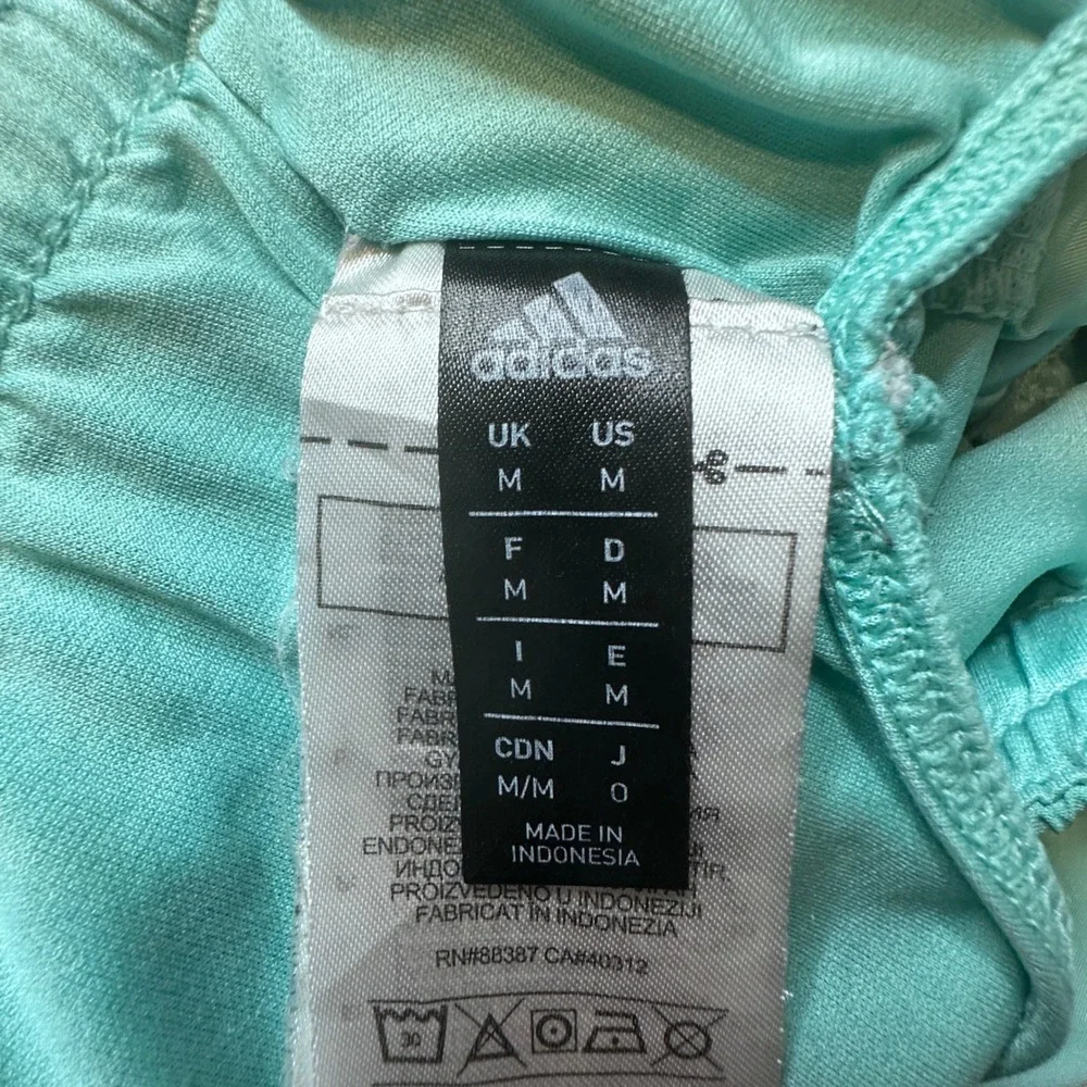 Adidas Shorts Mens M Teal HB8868 AEROREADY Athletic Training Running Gym Fitness
