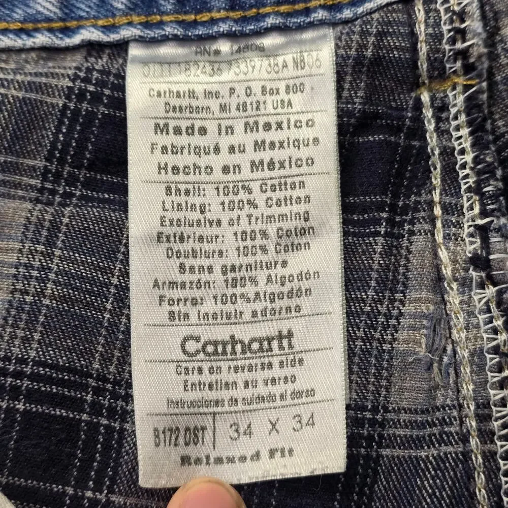 Carhartt flannel lined