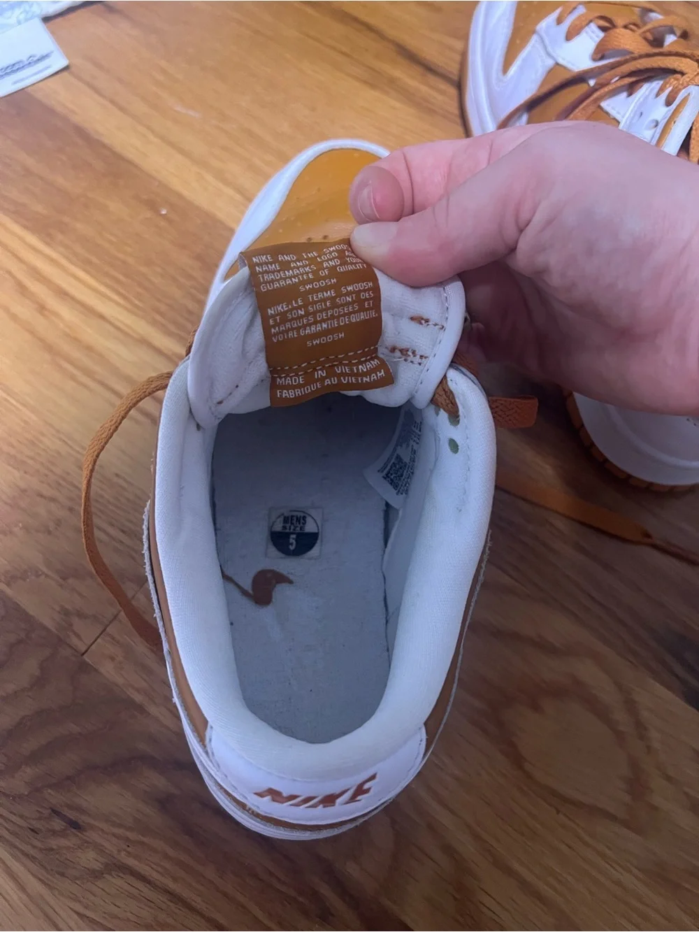 Nike worn fits only