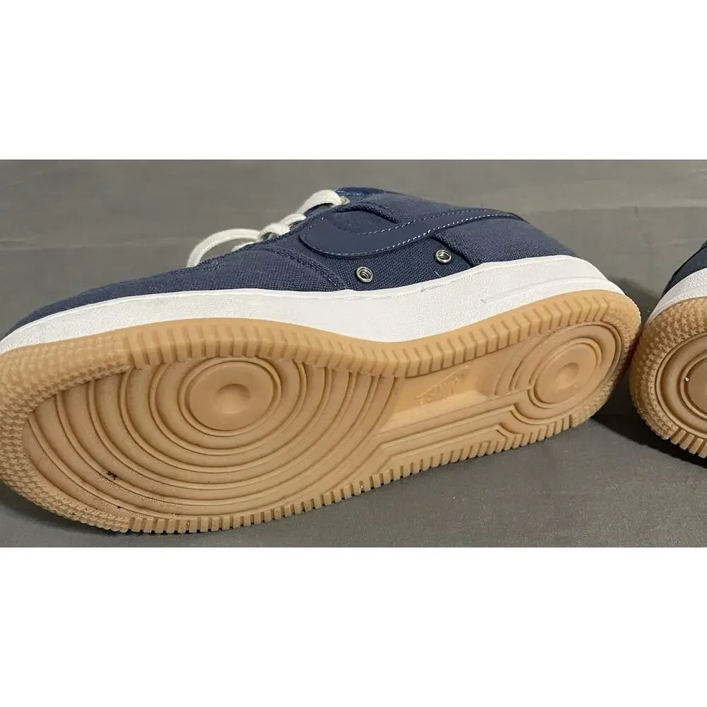 Nike Air Force 1 ’07 Patched Up Los Angeles Blue GS Youth 5Y Gum Sole
