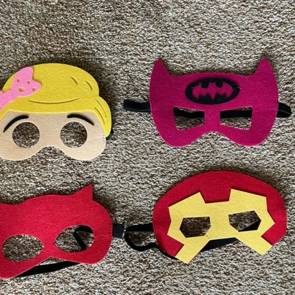 Kids felt face mask for dress up