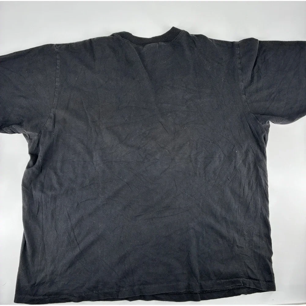 Vintage 90s Nike Just Do It There Is No Finish Line T Shirt Black‎