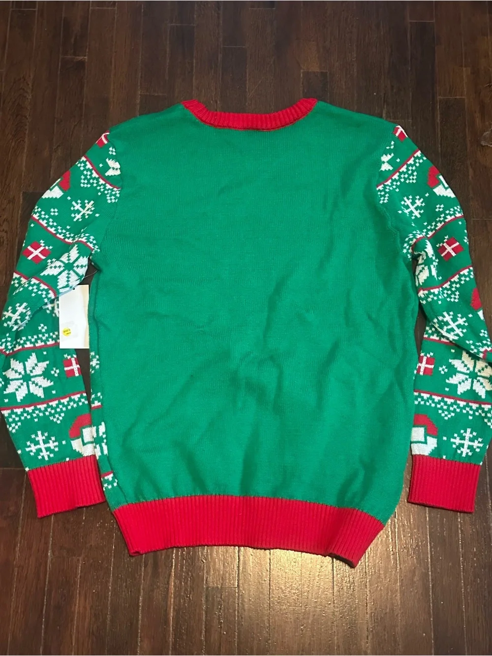 NWT Pokémon Pikachu Holiday Sweater Youth XL (14-16) Green Christmas Pullover