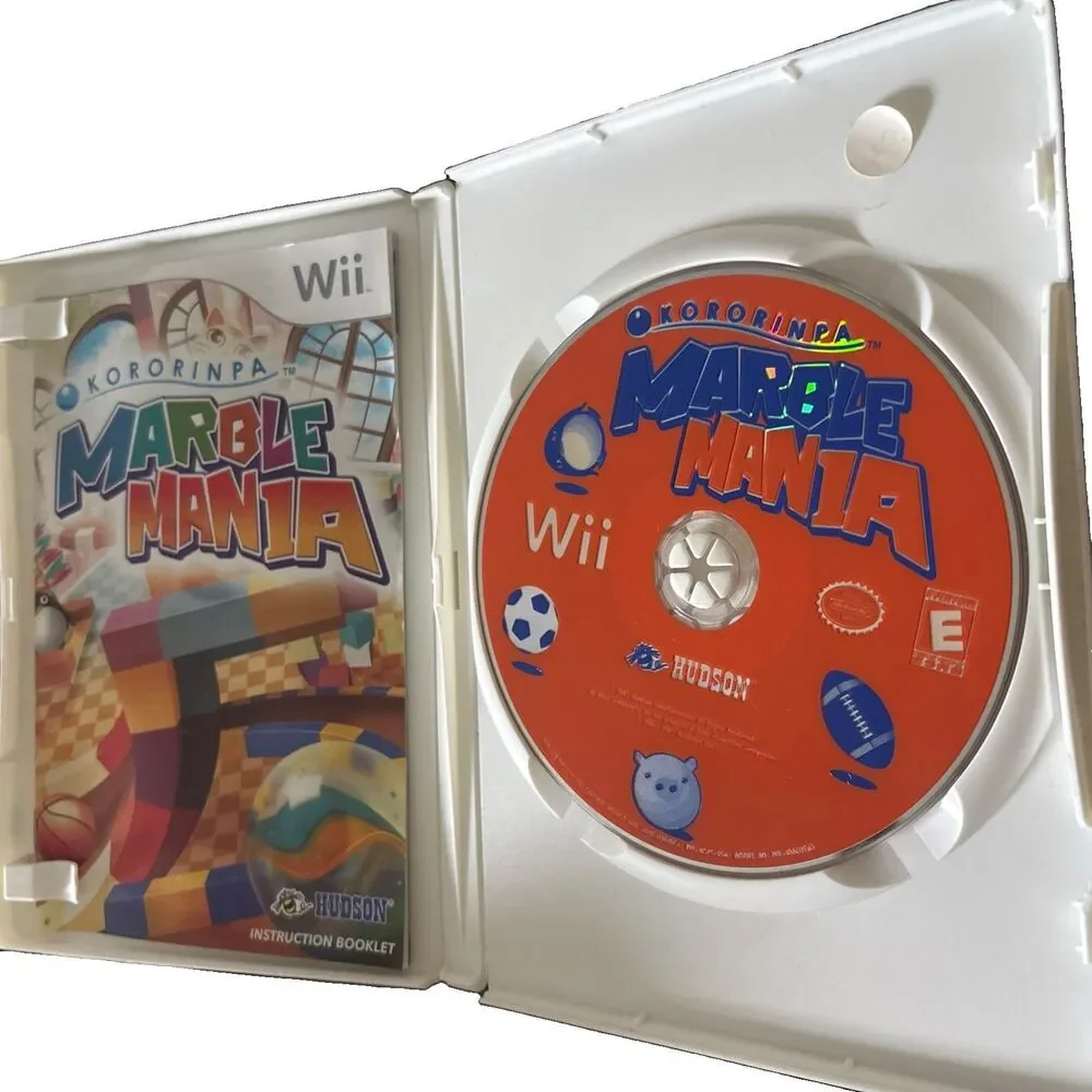 Kororinpa: Marble Mania for Nintendo Wii (2007) Complete W/ Manual EUC