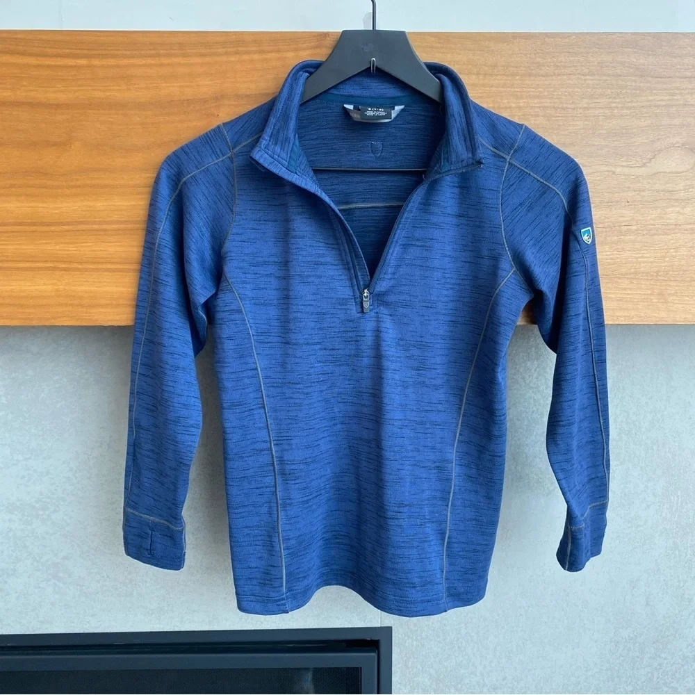 Kuhl Boy's Alloy Quarter Zip Under Layer Shirt, Síze Boy’s S (7-8)
