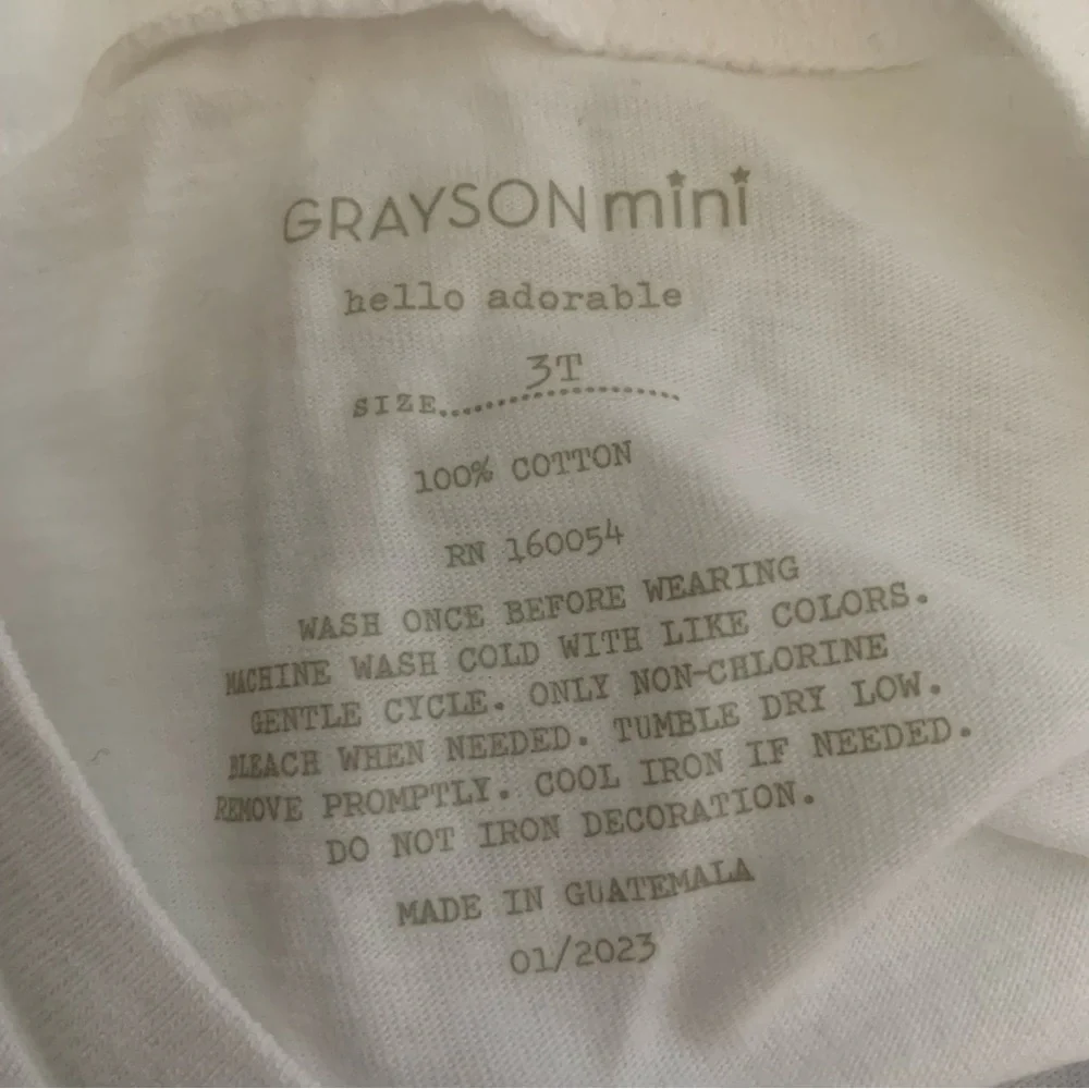 NWT. GRAYSON THREADS Toddler Colorful 'Happy Babe' Print T-Shirt
