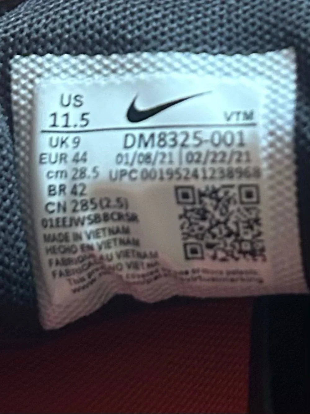 Nike size us