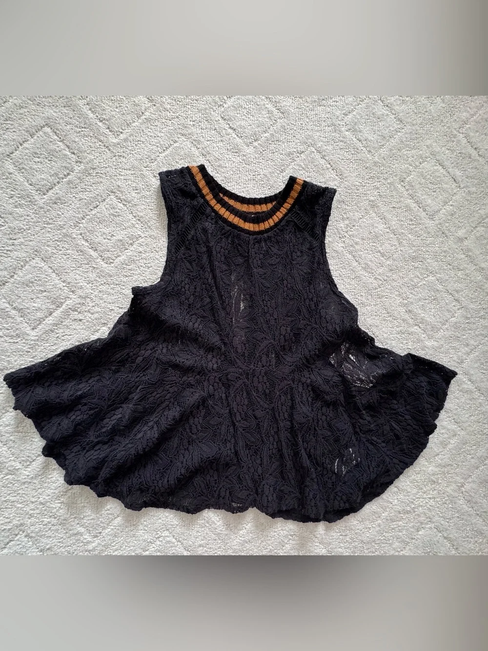 Free People sheer black