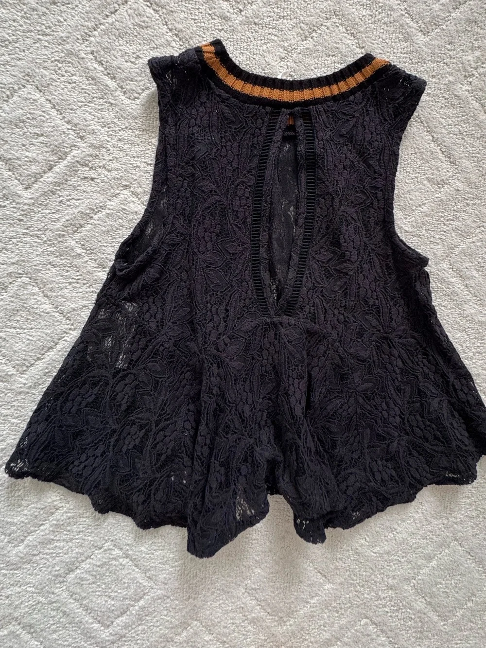 Free People sheer black