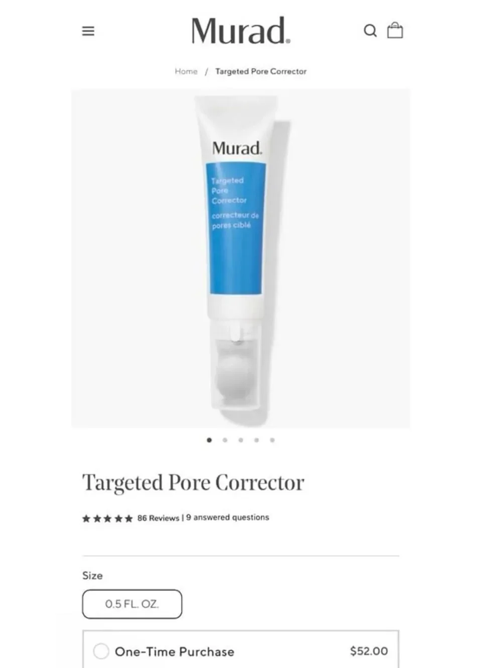 New Murad Targeted Pore Refining Corrector